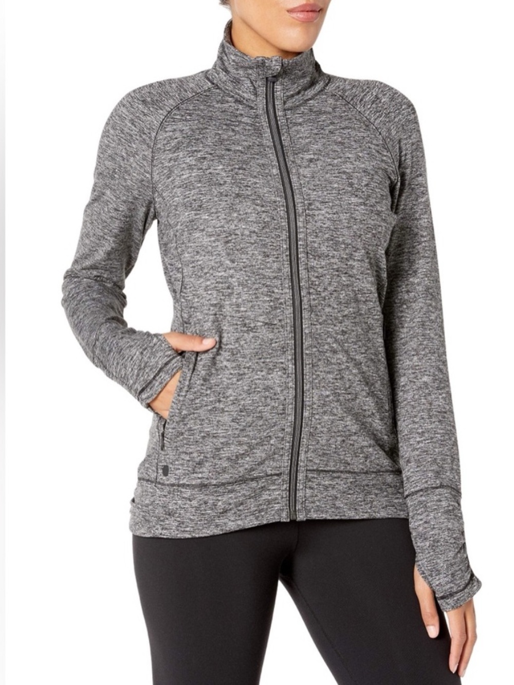 Outdoor Research Women’s Melody Full Zip Hooded Jacket Grey Soft Stretchy Medium